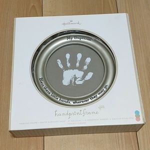 Baptism handprint frame